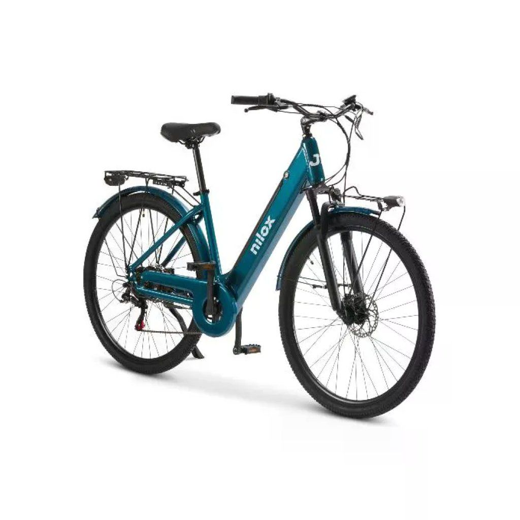 Nilox J7 Bicicletta Elettrica City 28'' Verde Alluminio Nilox J7 Bicicletta Elettrica City 28'' Verde Alluminio