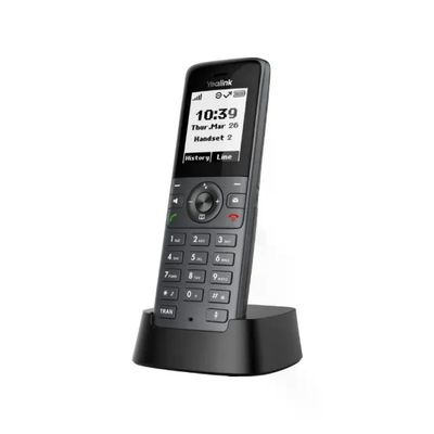 Yealink W71H Telefono Cordless DECT Nero con Identificativo di Chiamata