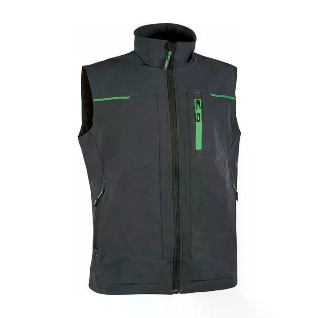 U-Power Saturn PE181RL Gilet da Lavoro Idrorepellente Grigio