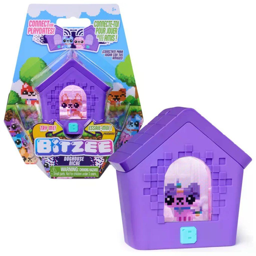 Spin Master 6072386 Bitzee Doghouse Cucciolo Digitale Interattivo 15 Cuccioli da 5 Anni Multicolore