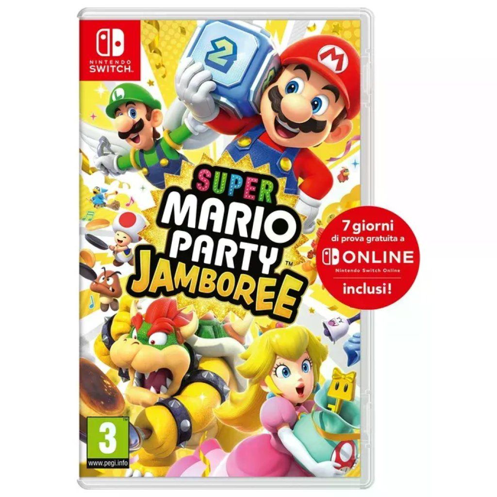 Nintendo NIN10013822 Super Mario Party Jamboree Gioco per Nintendo Switch con 5 Nuovi Tabelloni e Oltre