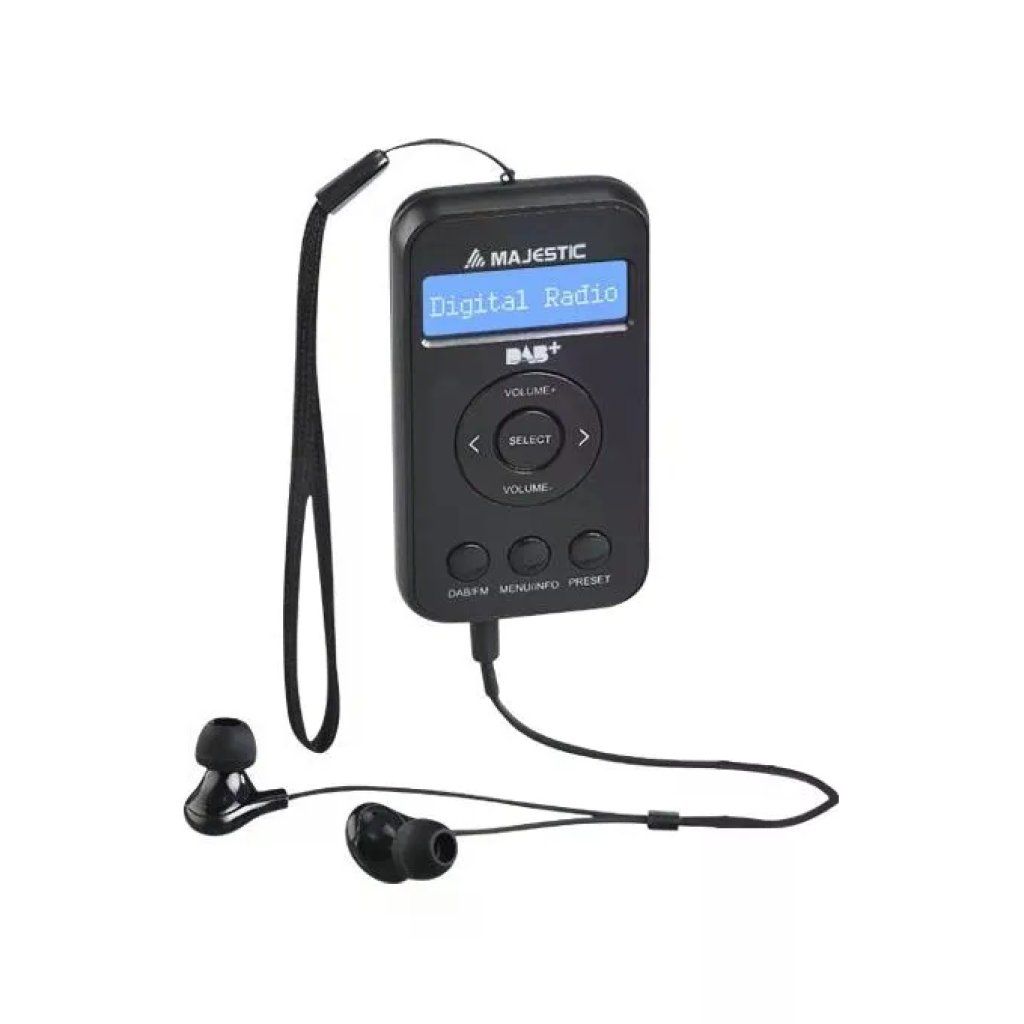 Majestic RT-196 Radio Portatile DAB/DAB+ e FM con Batteria Ricaricabile