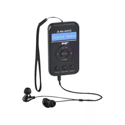 Majestic RT-196 Radio Portatile DAB/DAB+ e FM con Batteria Ricaricabile