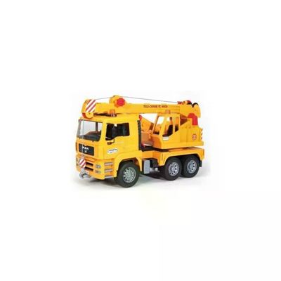 BRUDER Camion MAN con Gru Girevole Giallo BRUDER Camion MAN con Gru Girevole Giallo