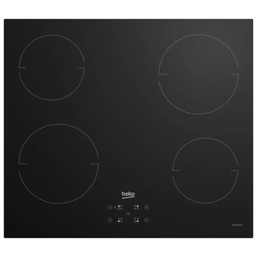 Beko HII64401QT Piano cottura a induzione 60 cm 4 zone Touch Control 5600 W IndyFlex+ colore Nero Beko HII64401QT Piano cottura a induzione 60 cm 4 zone Touch Control 5600 W IndyFlex+ colore Nero