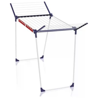 Leifheit 81514 Pegasus 180 Solid Stendibiancheria Allungabile con Ali Pieghevoli 18 m di spazio per 2