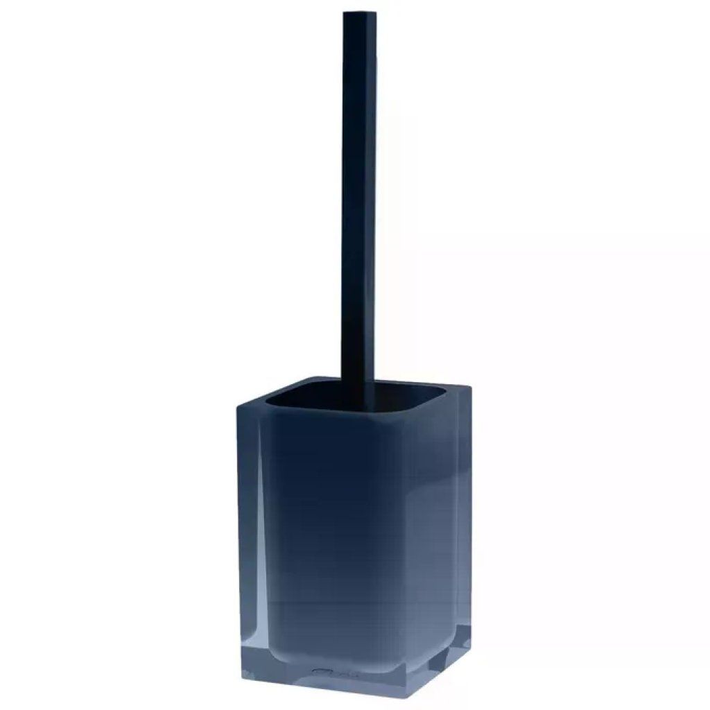 Gedy RA336500300 Rainbow Porta Scopino WC in Resina Blu Petrolio colore Blu Petrolio