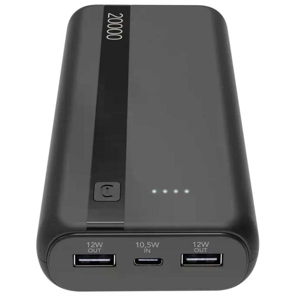 Cellularline PBENTRY20000K Power Bank 20000 mAh USB-C Input 10 Cellularline PBENTRY20000K Power Bank 20000 mAh USB-C Input 10