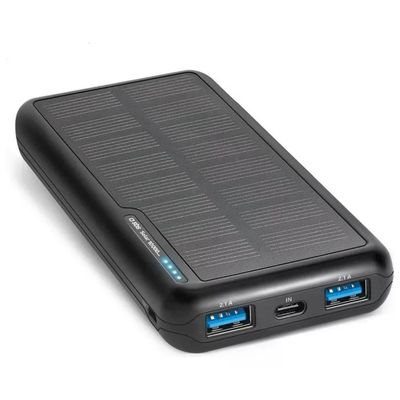 SBS TTBB10000SK Power Bank Solare 10.000 mAh Nero