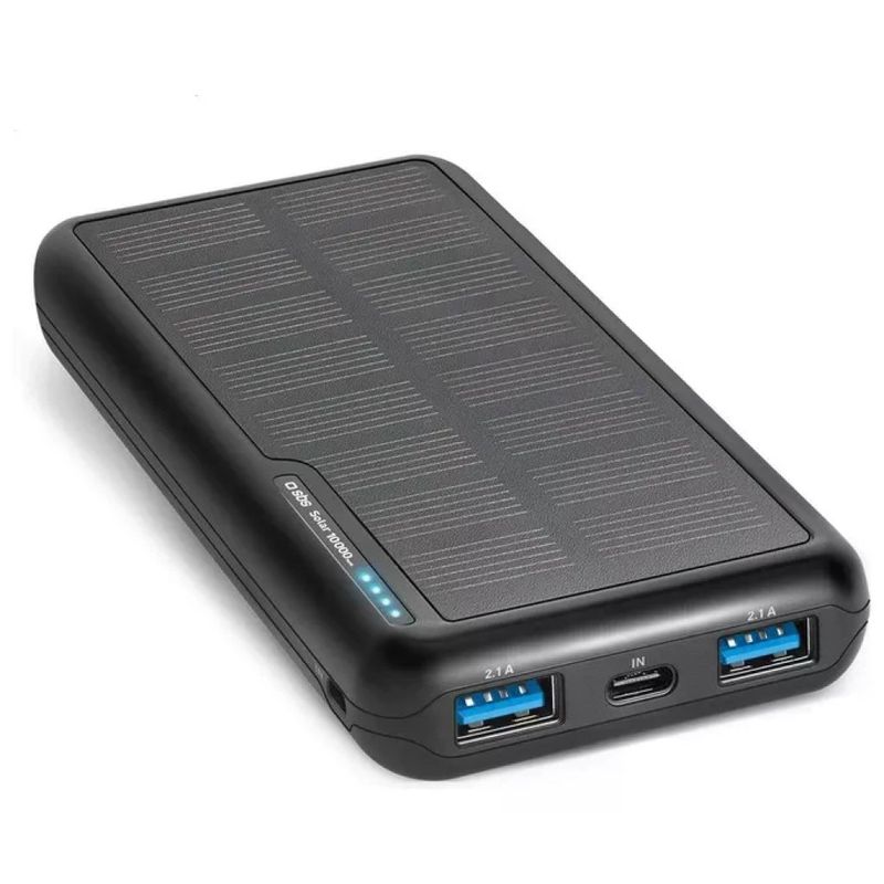 SBS TTBB10000SK Power Bank Solare 10.000 mAh Nero