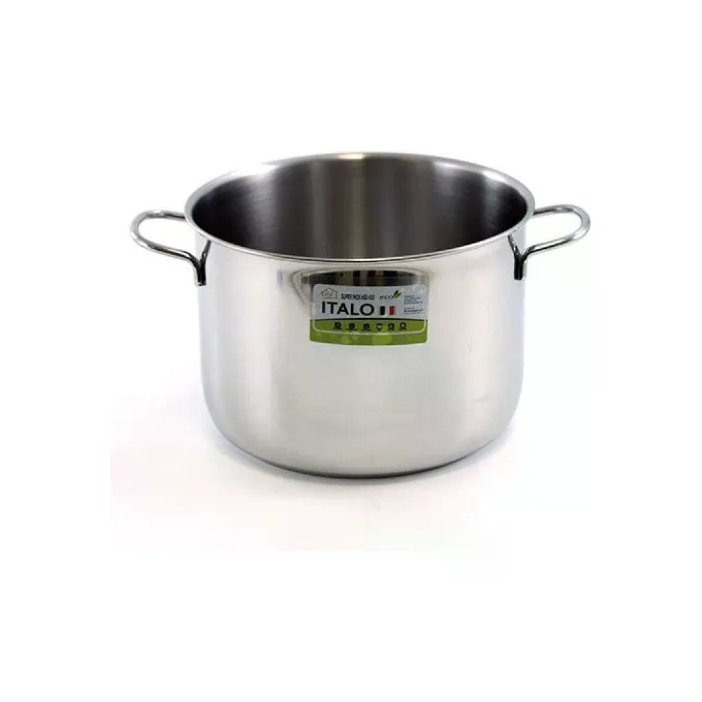 SACIM SCM630A28 ITALO Pentola in Acciaio Inox AISI430 per Induzione 28 cm Diametro 19 cm Altezza colore