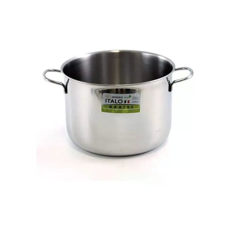 SACIM SCM630A28 ITALO Pentola in Acciaio Inox AISI430 per Induzione 28 cm Diametro 19 cm Altezza colore