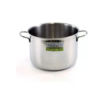 SACIM ITALO Pentola in Acciaio Inox per Induzione 28 cm, H 19 cm
