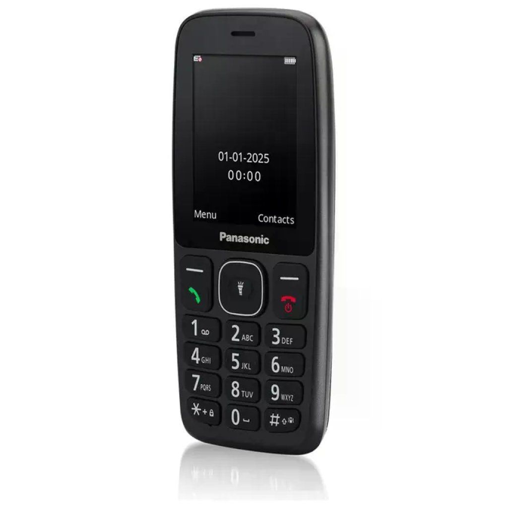 Panasonic KX-TF400 Telefono Cellulare Basico Nero KX-TF400EXB Display 2.4'' Dual SIM