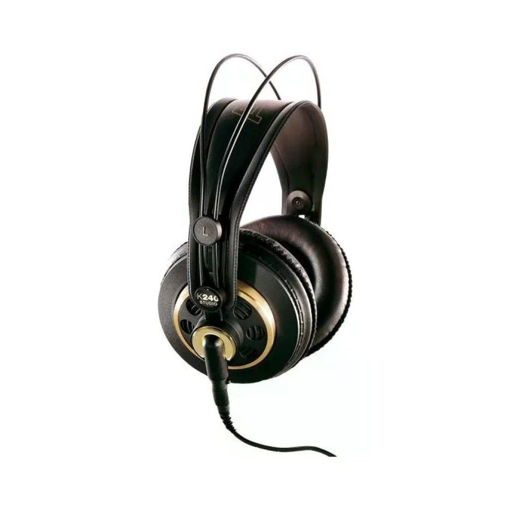 AKG K240 Studio – Cuffie Over-Ear Cablated Nero e Oro