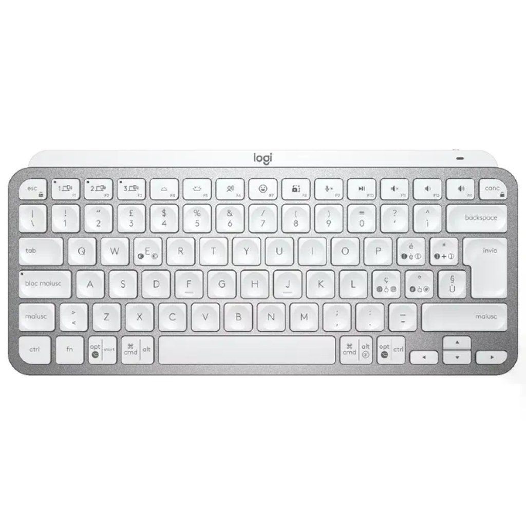 Logitech 920-010489 MX Keys Mini Tastiera Wireless Compatta QWERTY Italiano Bluetooth LED Ricaricabile USB