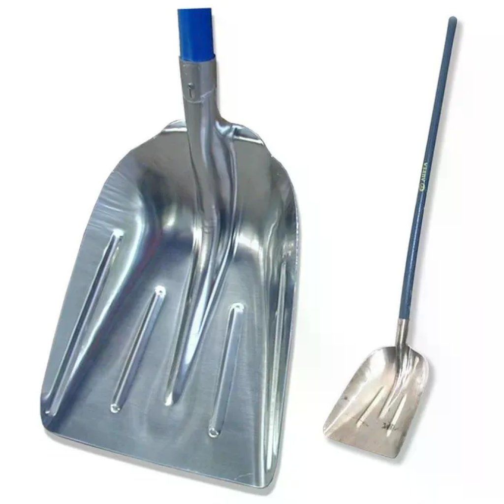 Agef 205E Pala da Neve in Alluminio con Manico in Faggio 130 cm lama 32.5x42 cm colore Blu Agef 205E Pala da Neve in Alluminio con Manico in Faggio 130 cm lama 32.5x42 cm colore Blu