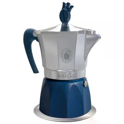 CAFFÈ BORBONE Caffe' Borbone MOKACIAOINDUZ MokaCiao Moka per Cialde ESE 44mm 3 Tazze Compatibile Induzione