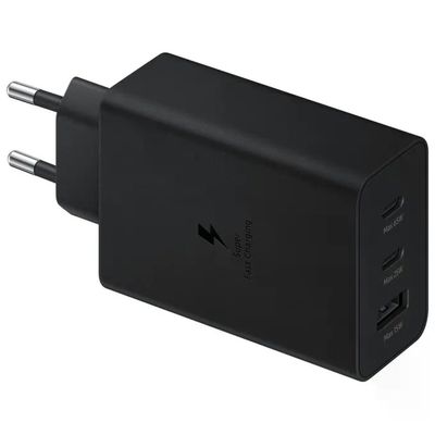 Samsung EP-T6530 Caricabatterie 65W con 3 Porte USB