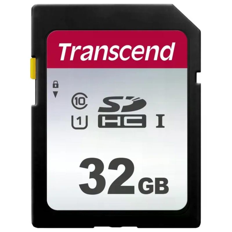 Transcend TS32GSDC300S 300S Scheda di Memoria SDHC 32 GB Classe 10 UHS-I U1 Veloce 95 MB-s colore Nero