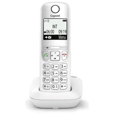 Gigaset AS490 Telefono Cordless DECT Vivavoce Display Rubrica 100 Voci ECO DECT colore Nero