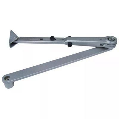GEZE 102445 Braccio a V con fermo per TS2000 e TS4000, argento