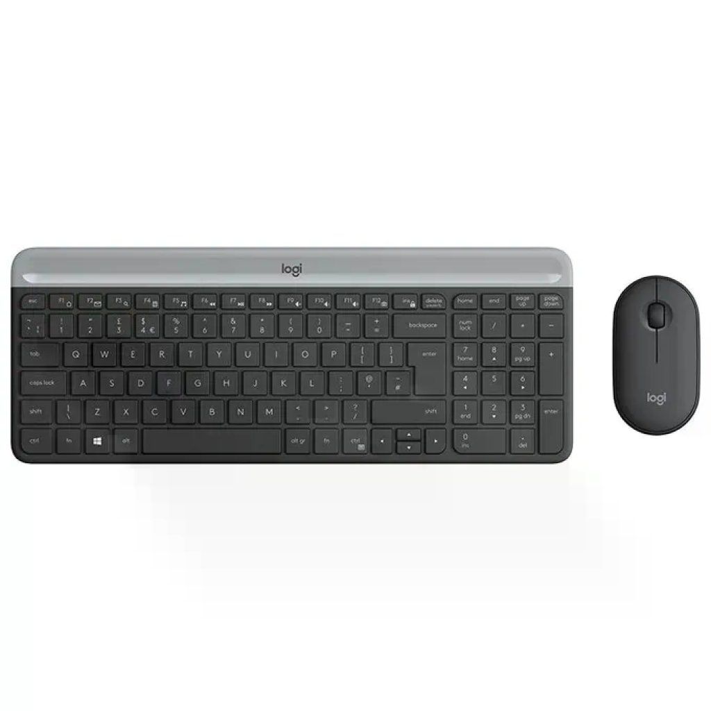 Logitech 920-009196 MK470 Kit Tastiera e Mouse Wireless Full-size QWERTY Italiano 1000 DPI colore Grafite Logitech 920-009196 MK470 Kit Tastiera e Mouse Wireless Full-size QWERTY Italiano 1000 DPI colore Grafite