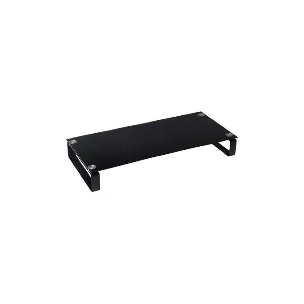 Ciatti AF200 Porta TV Monitor da Scrivania Vetro e Metallo capacita' 21 5 Kg colore Nero