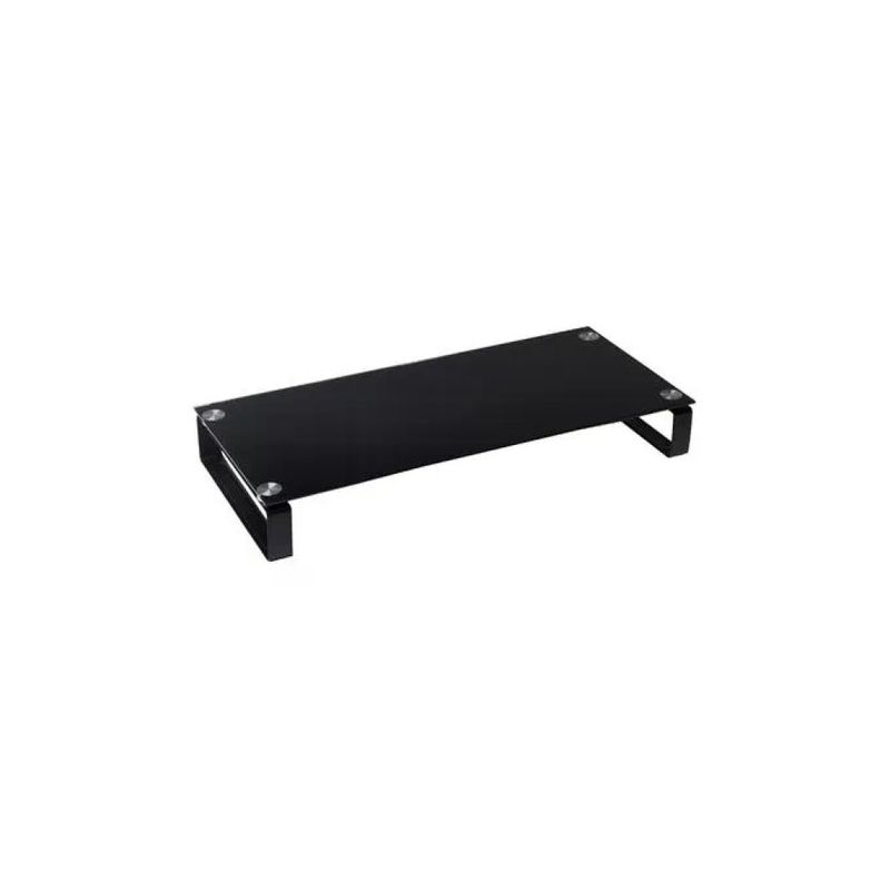 Ciatti AF200 Porta TV Monitor da Scrivania Vetro e Metallo capacita' 21 5 Kg colore Nero