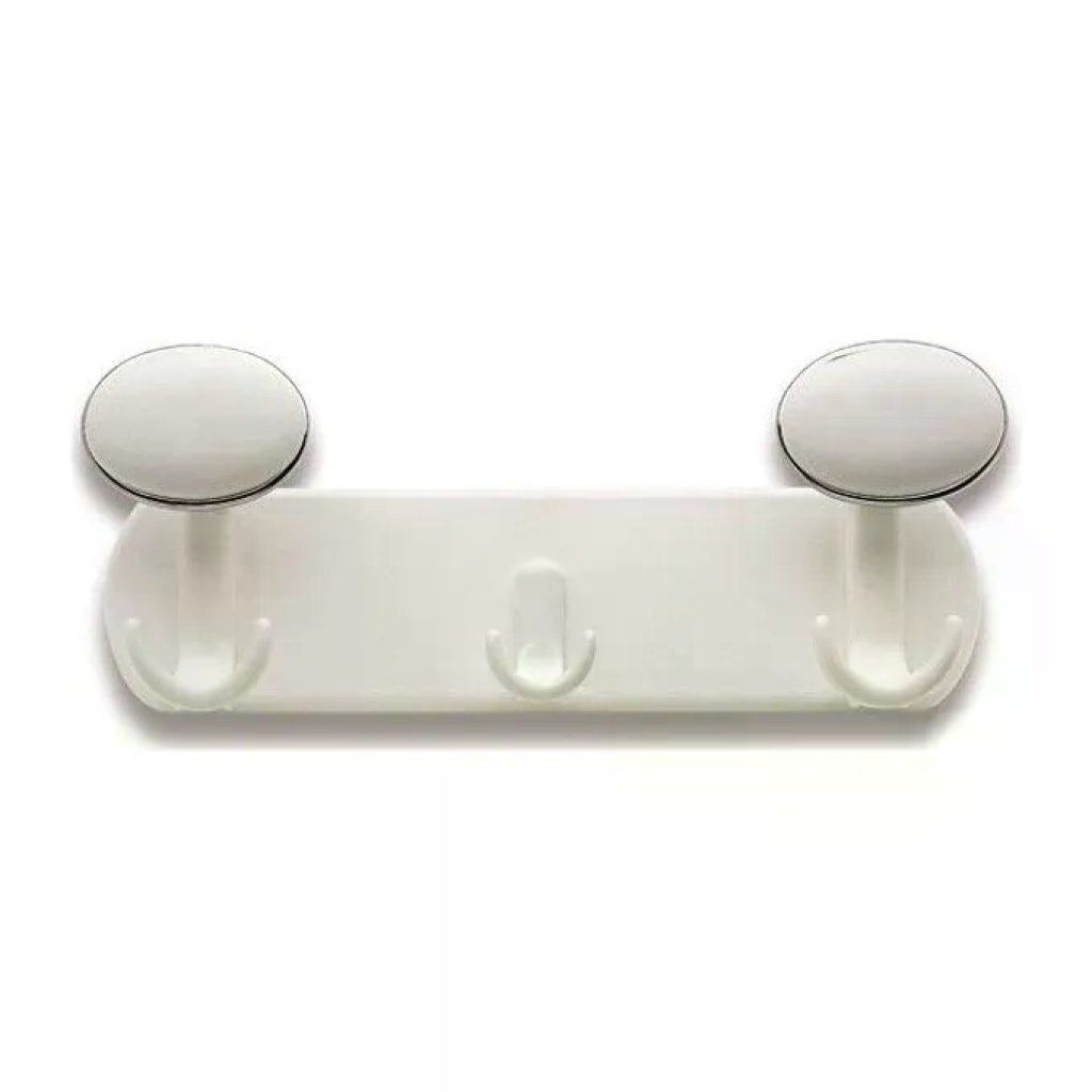 Mital Appendiabiti Resina 2P Bianco-Nero 335X132 Ta92