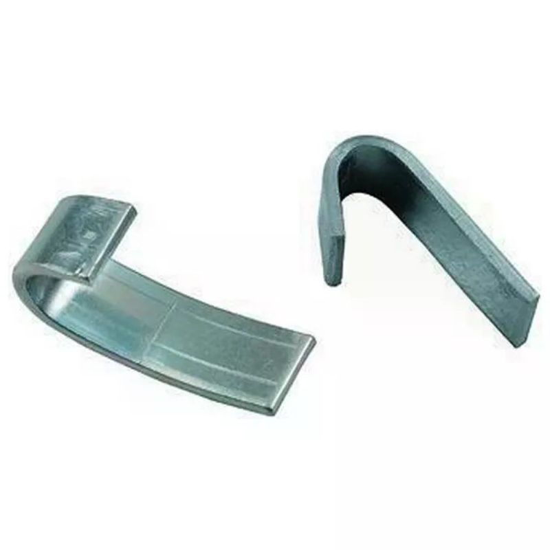 Betafence Ganci Zincati per Reti e Recinzioni, 15 x 5 mm, Confezione da 5 kg