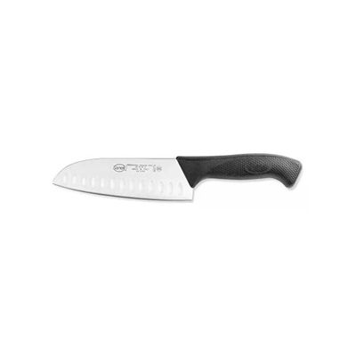 Sanelli 385216 Skin Coltello Santoku Olivato Lama 16 cm Acciaio Inox colore Nero Sanelli 385216 Skin Coltello Santoku Olivato Lama 16 cm Acciaio Inox colore Nero