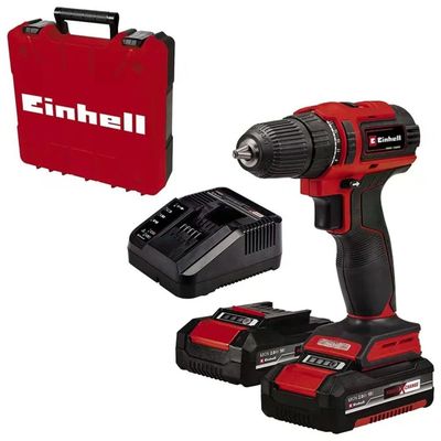 Einhell 4513995 TE-CD 18-40 Li BL Trapano avvitatore a batteria 18 V 2 batterie 2,0 Ah Power X