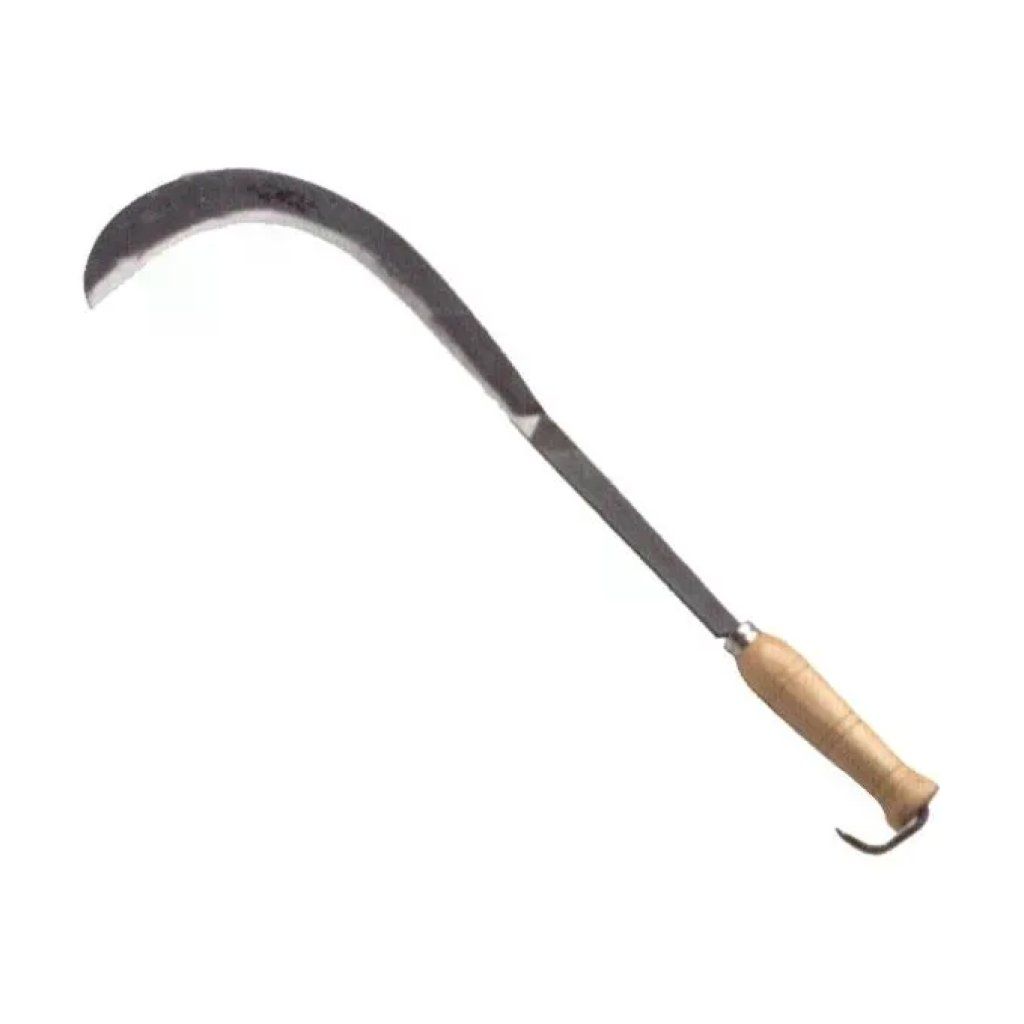 Falci 1351005 Roncola Granoturco lama acciaio forgiato 50 cm manico in legno con gancio