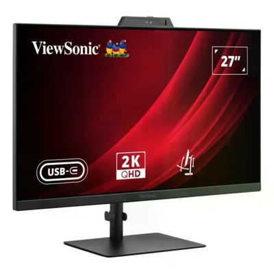 ViewSonic VG2741V-2K Monitor PC 27'' IPS QHD 2560x1440 120Hz Webcam 5MP USB-C Altoparlanti colore Nero ViewSonic VG2741V-2K Monitor PC 27'' IPS QHD 2560x1440 120Hz Webcam 5MP USB-C Altoparlanti colore Nero