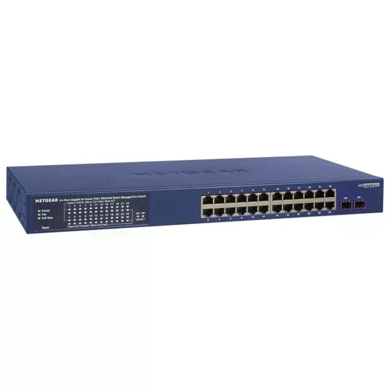 NETGEAR GS724TP-300EUS Switch Gigabit gestito PoE a 24 porte