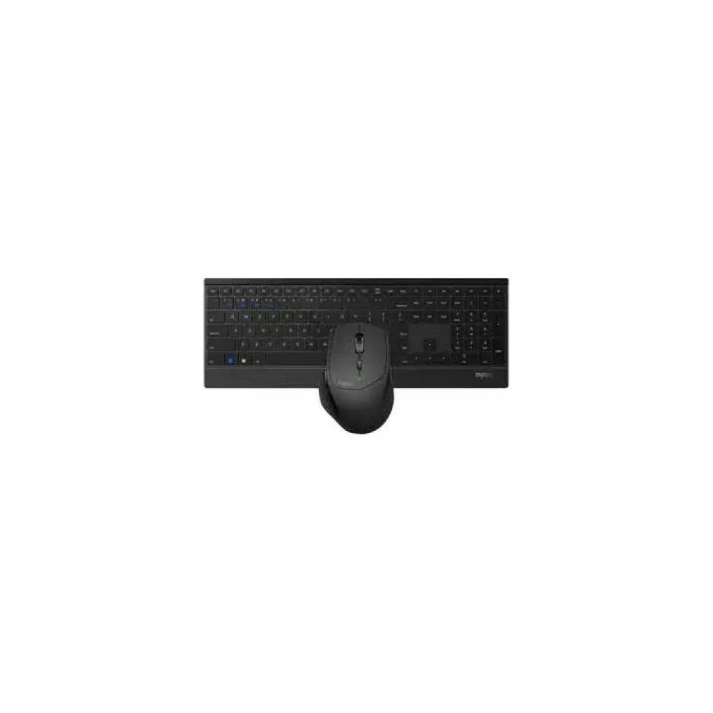 Rapoo 9500M Combo Tastiera e Mouse Wireless Nero