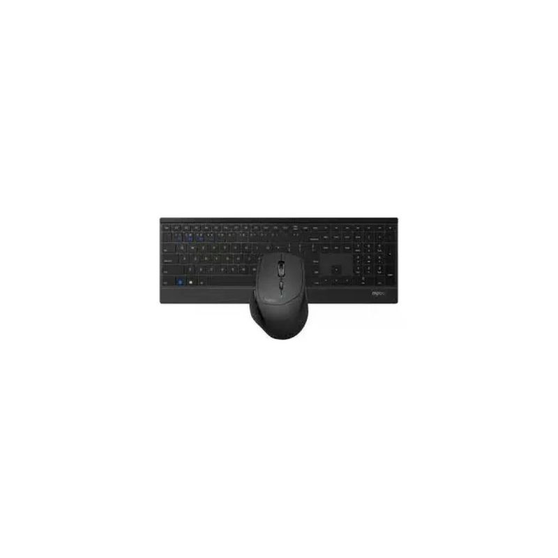 Rapoo 9500M Combo Tastiera e Mouse Wireless Nero