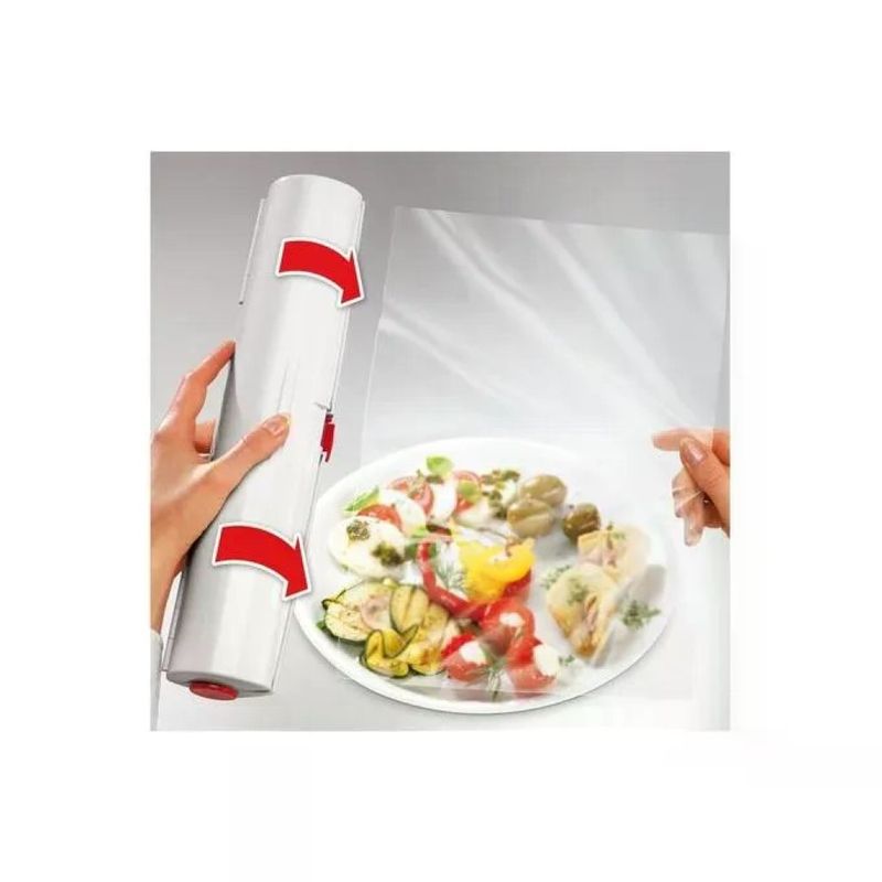 Leifheit Tagliapellicola Larghezza del Rullo di 33,5cm Bianco Perfect Cut