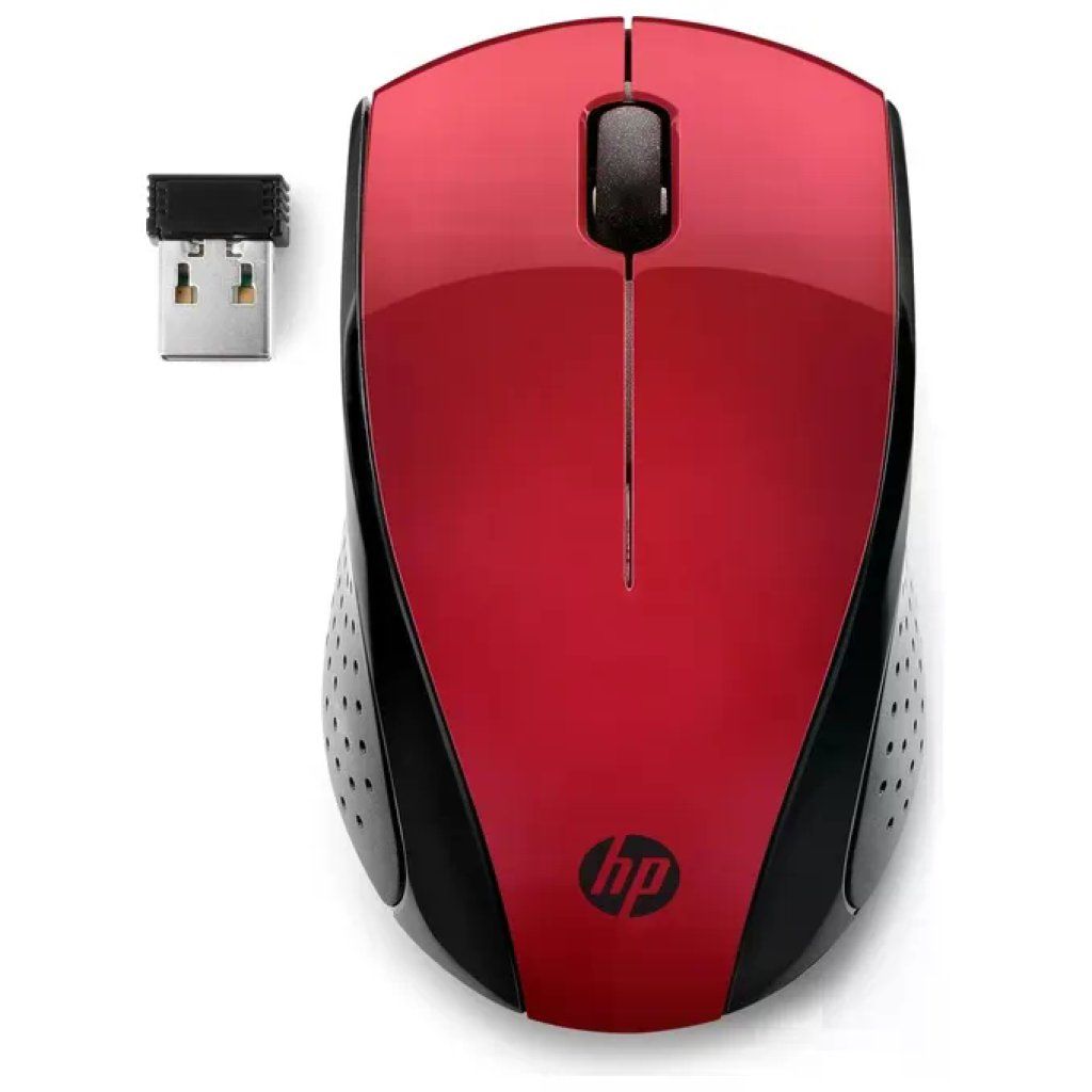 HP 220 Mouse Wireless Rosso con Tecnologia Blue LED HP 220 Mouse Wireless Rosso con Tecnologia Blue LED