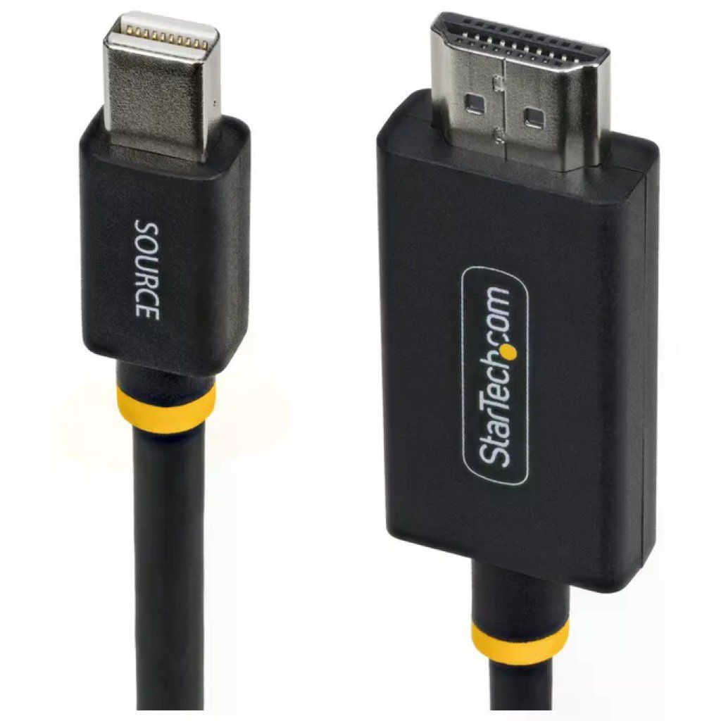 StarTech.com cavo adattatore Mini DisplayPort a HDMI, 2 m, 4K 60Hz, convertitore video attivo, HDMI 2.0, HBR3
