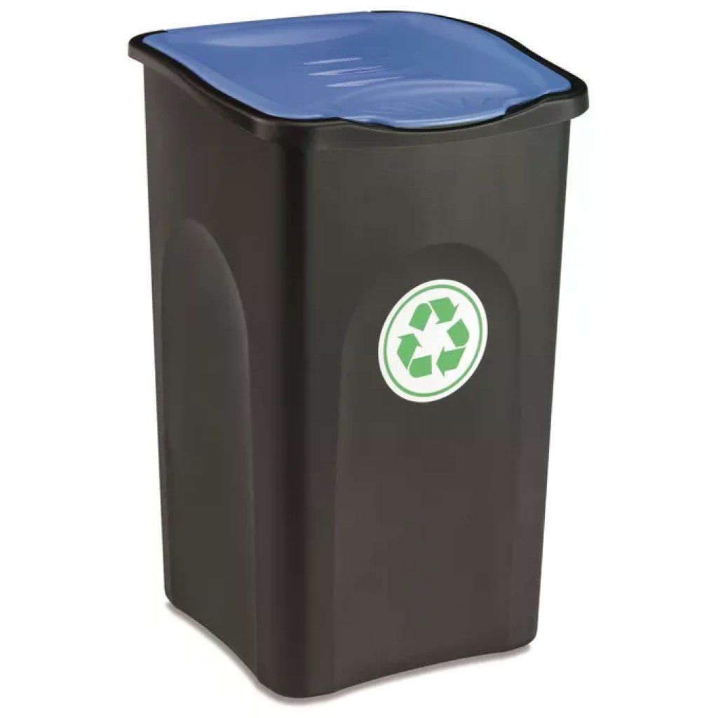 Stefanplast Ecogreen Pattumiera 50 L Nero e Blu