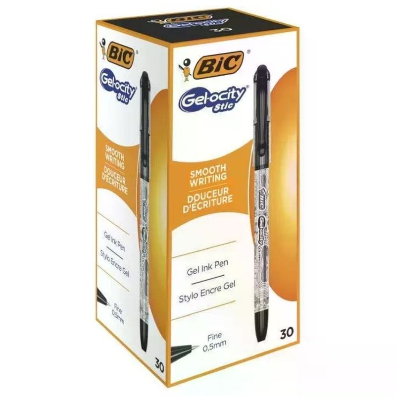 Bic Confezione 30 Gelocity Stic 0.5 Nero
