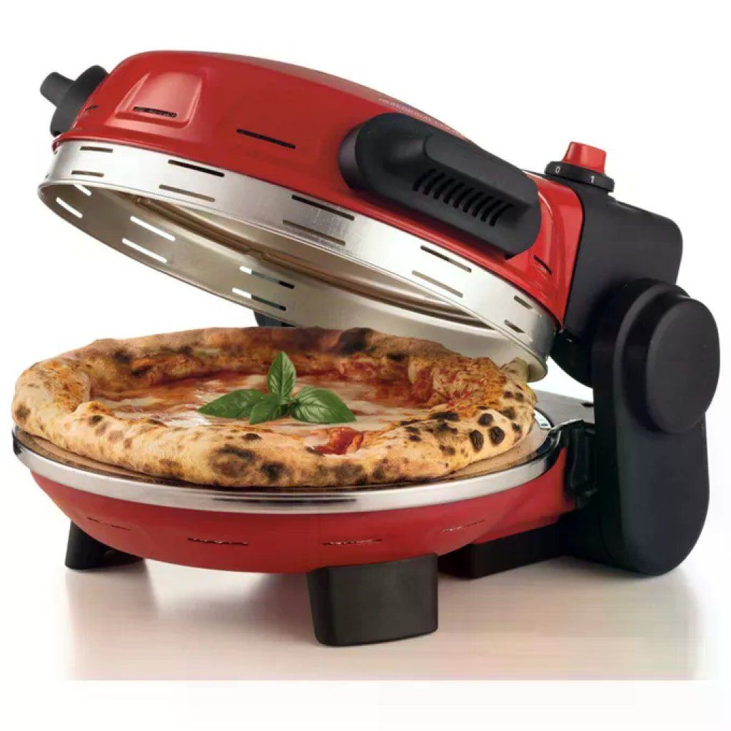 Ariete 00C093400AR0 Pizzeria Gourmet Forno per Pizza Elettrico 1500W 400°C Pietra Refrattaria 31cm 3 min