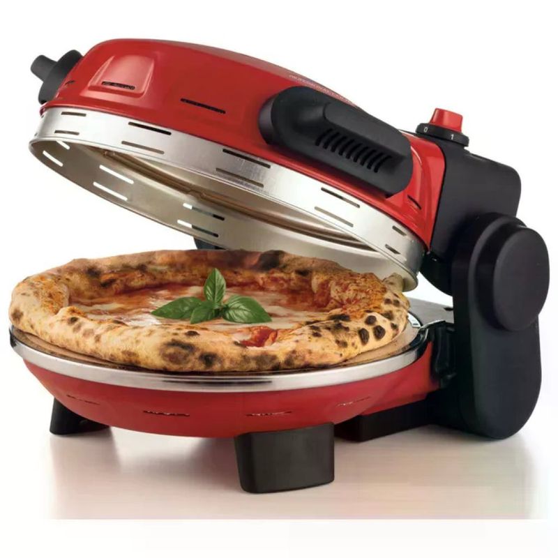 Ariete 00C093400AR0 Pizzeria Gourmet Forno per Pizza Elettrico 1500W 400°C Pietra Refrattaria 31cm 3 min Ariete 00C093400AR0 Pizzeria Gourmet Forno per Pizza Elettrico 1500W 400°C Pietra Refrattaria 31cm 3 min