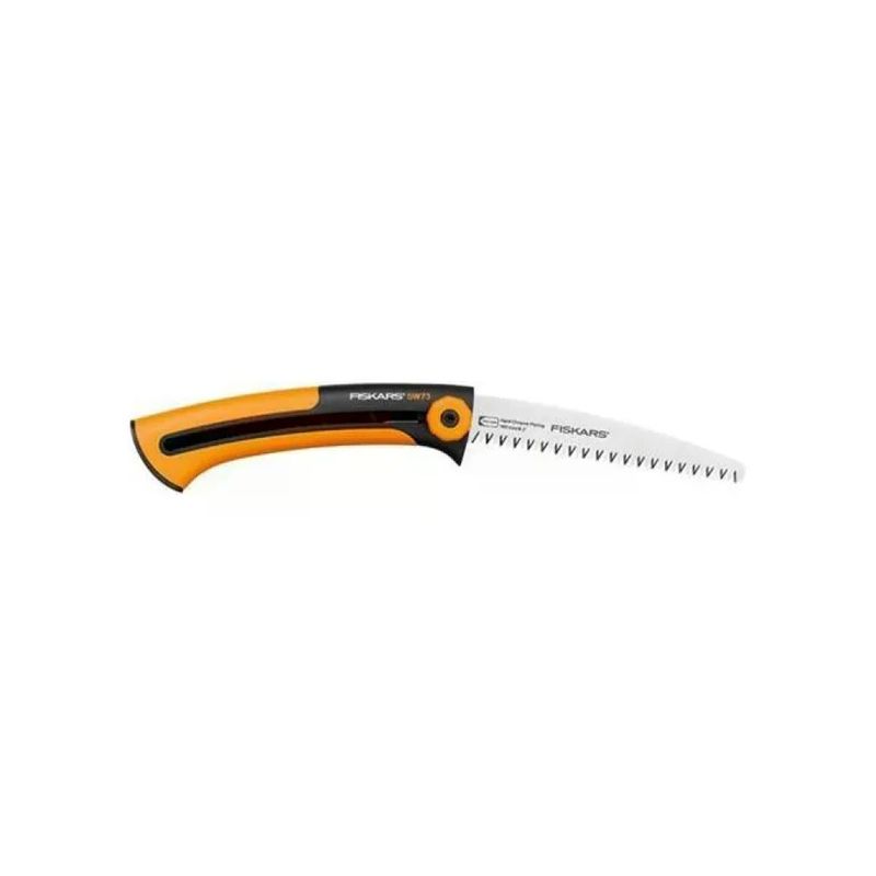 Fiskars SW73 Xtract Seghetto da Giardino Lama Retrattile 16 cm Doppia Dentatura Meccanismo a Trazione