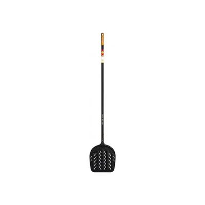 Lilly Codroipo 3646333 Italia 3D Pala Pizza Forata Alluminio Anodizzato 33 cm Manico 170 cm colore Nero