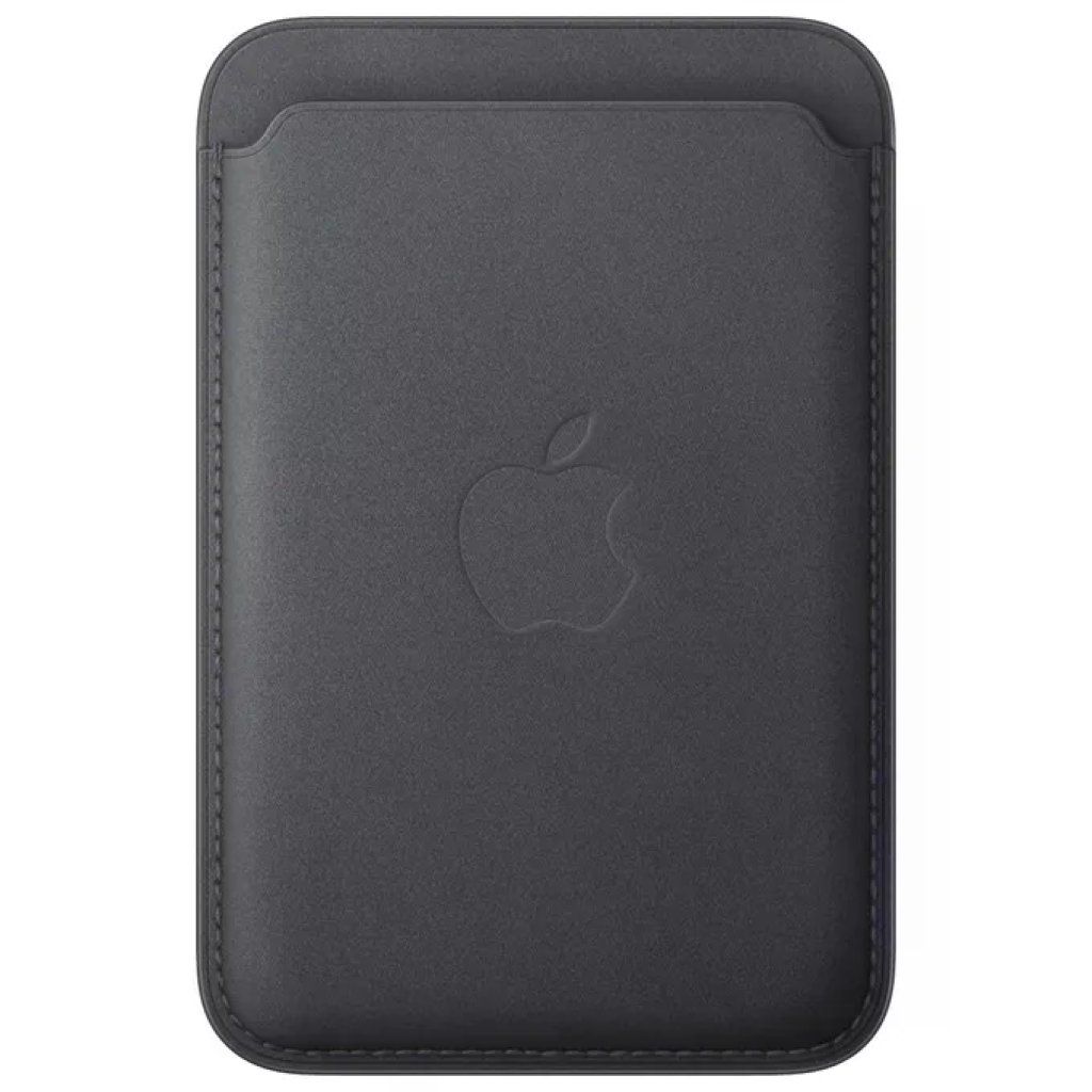 Apple Portafoglio MagSafe in Tessuto FineWoven Nero per iPhone Compatibile con Dov'e'