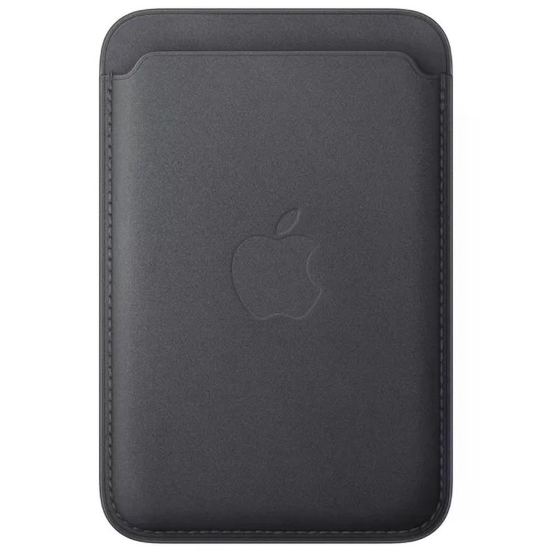 Apple Portafoglio MagSafe in Tessuto FineWoven Nero per iPhone Compatibile con Dov'e'