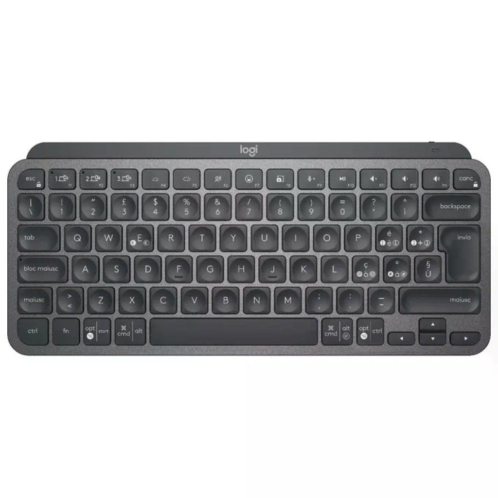 Logitech 920-010488 MX Keys Mini Tastiera Wireless Bluetooth QWERTY Italiano Ricaricabile USB-C Multi Logitech 920-010488 MX Keys Mini Tastiera Wireless Bluetooth QWERTY Italiano Ricaricabile USB-C Multi